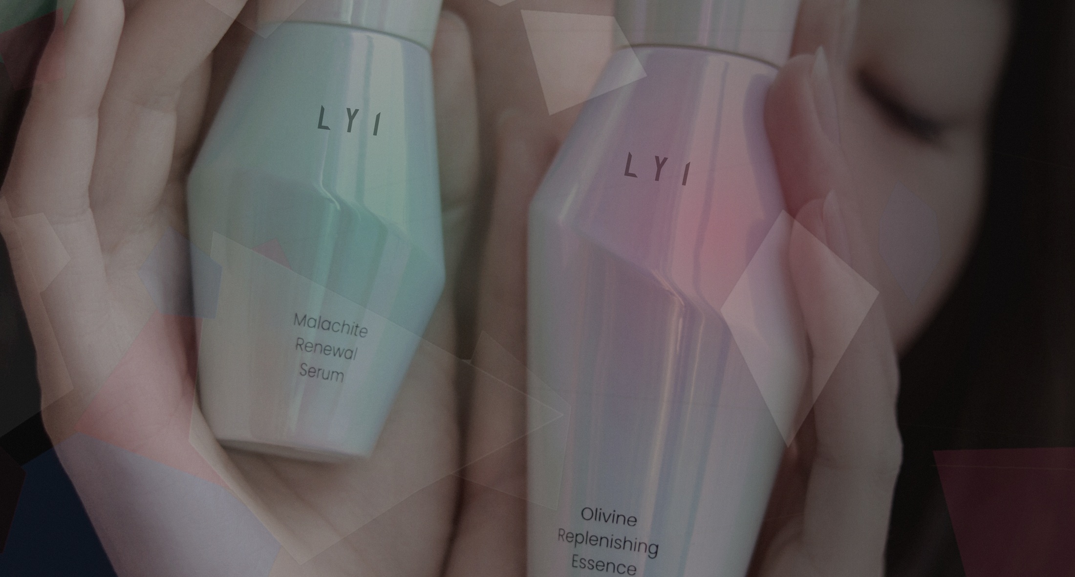 LYI 璃模特手持产品、肌肤珠宝感与宝石光影视觉